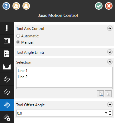 The "Basic Motion Control" page.